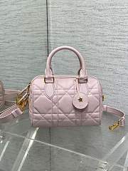 Dior Groove 20 Bag Pale Pink Macrocannage Calfskin - 1