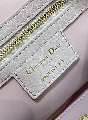 Dior Groove 20 Bag Pale Pink Macrocannage Calfskin - 2