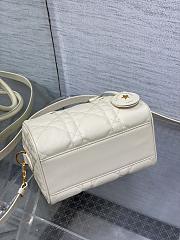 Dior Groove 20 Bag Dusty Ivory Macrocannage Color Calfskin - 4