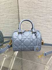 Dior Groove 20 Bag Pale Blue Macrocannage Calfskin - 1