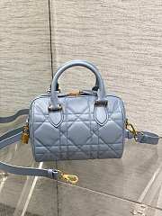 Dior Groove 20 Bag Pale Blue Macrocannage Calfskin - 3