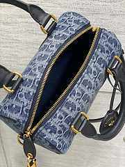 Dior Groove 20 Bag Blue Denim Dior Oblique Jacquard - 6