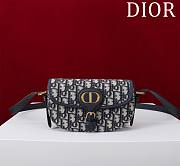 Dior Bobby East-West Bag Blue Dior Oblique Jacquard - 1