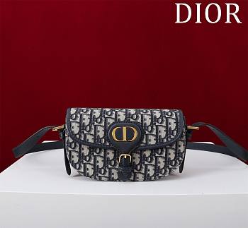 Dior Bobby East-West Bag Blue Dior Oblique Jacquard