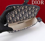 Dior Bobby East-West Bag Blue Dior Oblique Jacquard - 4