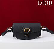 Dior Bobby East-West Bag Black Grained Calfskin - 1