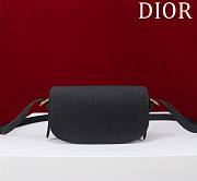 Dior Bobby East-West Bag Black Grained Calfskin - 6