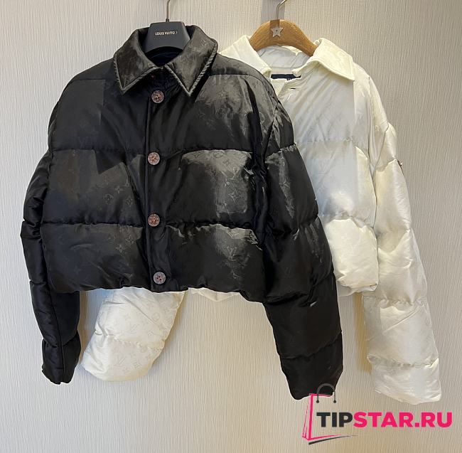 Louis Vuitton Monogram Jacket In Black/White Color - 1