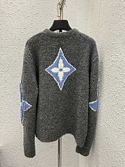 Louis Vuitton Chunky Wool Blend Pullover Gray - 6