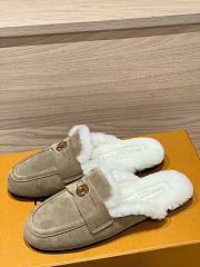 Louis Vuitton Soho Open Back Loafer Beige - 1