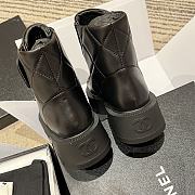 Chanel Women Boots In Black Color - 3