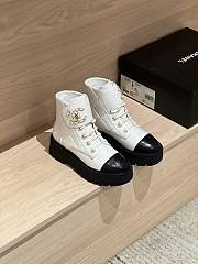 Chanel Women Boots In White Color - 1