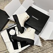 Chanel Women Boots In White Color - 6