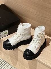 Chanel Women Boots In White Color - 2