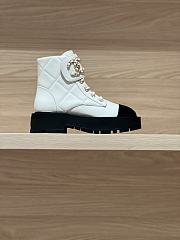 Chanel Women Boots In White Color - 3