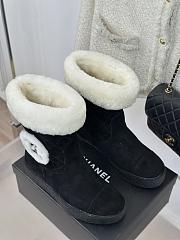 Chanel Women Boots Black Color - 3