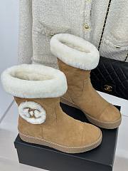 Chanel Women Boots Beige Color - 1