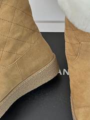 Chanel Women Boots Beige Color - 6