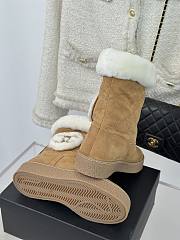 Chanel Women Boots Beige Color - 2