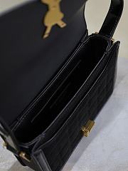 Ysl Solferino Small Satchel In Box Black Color - 6