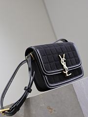 Ysl Solferino Small Satchel In Box Black Color - 4