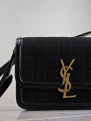 Ysl Solferino Small Satchel In Box Black Color - 2