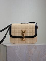 Ysl Solferino Small Satchel In Box Beige Color - 1