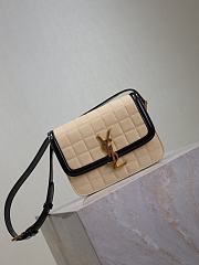 Ysl Solferino Small Satchel In Box Beige Color - 6