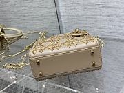 Dior Lady Mini Calf Light Beige - 5