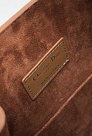 Dior Medium CD-Embossed Calfskin Brown - 6