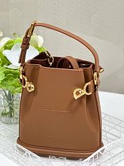 Dior Small C'est Dior Bag CD-Embossed Calfskin Brown - 6