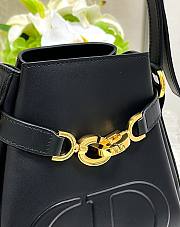 Dior Medium C'est Dior Bag CD-Embossed Calfskin Black - 6