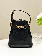 Dior Small C'est Dior Bag CD-Embossed Calfskin Black - 1