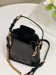 Dior Small C'est Dior Bag CD-Embossed Calfskin Black - 5