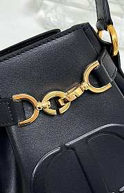 Dior Small C'est Dior Bag CD-Embossed Calfskin Black - 2