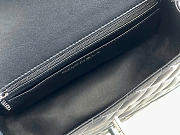 Chanel Classic Mini Flap Bag Lambskin Silver Hardware In Black - 3