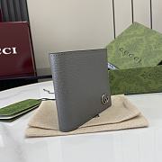 Gucci GG Marmont Wallet In Gray - 5