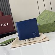 Gucci GG Marmont Wallet In Blue - 1