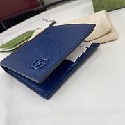 Gucci GG Marmont Wallet In Blue - 2