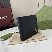 Gucci GG Marmont Wallet In Black Gold Hardware - 2