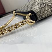 Gucci GG Signature Chain Wallet Bkack Inside - 5