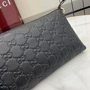 Gucci GG Signature Chain Wallet In Black - 5