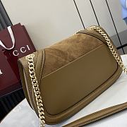 Gucci Blondie small top handle bag in brown - 6