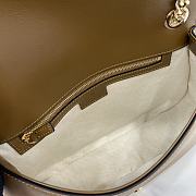 Gucci Blondie small top handle bag in brown - 4