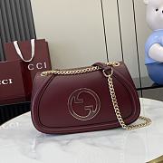 Gucci Blondie small top handle bag in red - 1