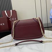 Gucci Blondie small top handle bag in red - 3