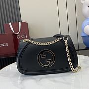 Gucci Blondie small top handle bag in black - 1