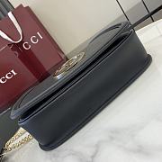 Gucci Blondie small top handle bag in black - 3