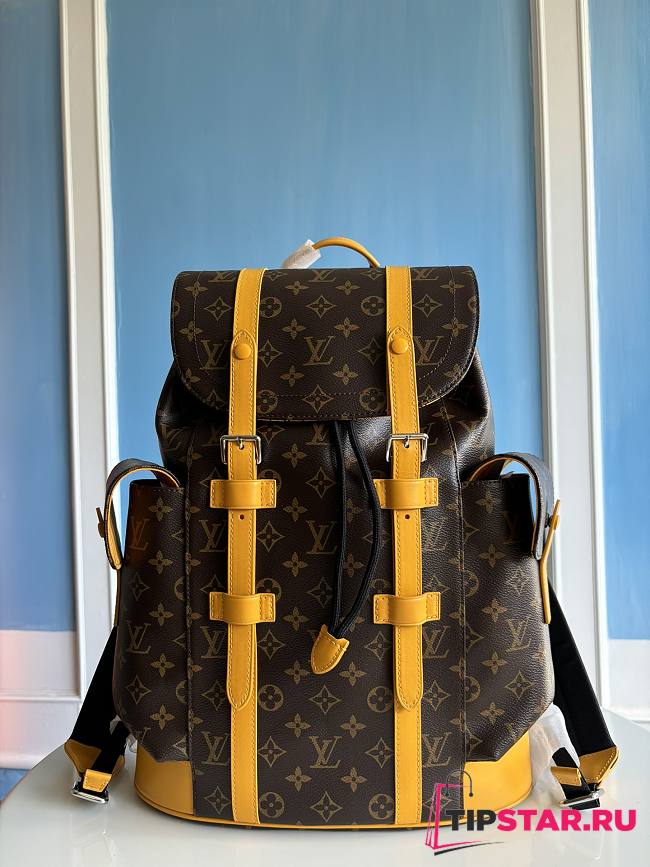 Louis Vuitton Christopher MM Backpack In Yellow - 1