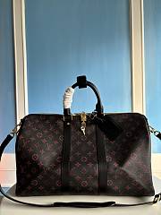 Louis Vuitton Keepall Bandoulière 45 Monogram Tomette coated canvas - 1